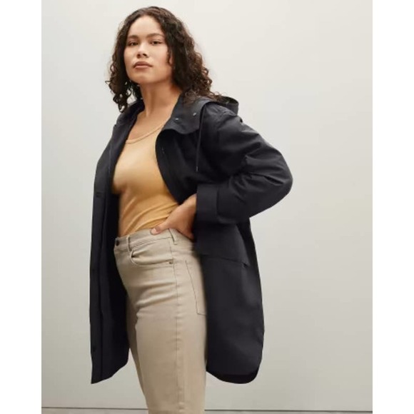 Everlane The Renew Anorak Black Women's Size Small NWT